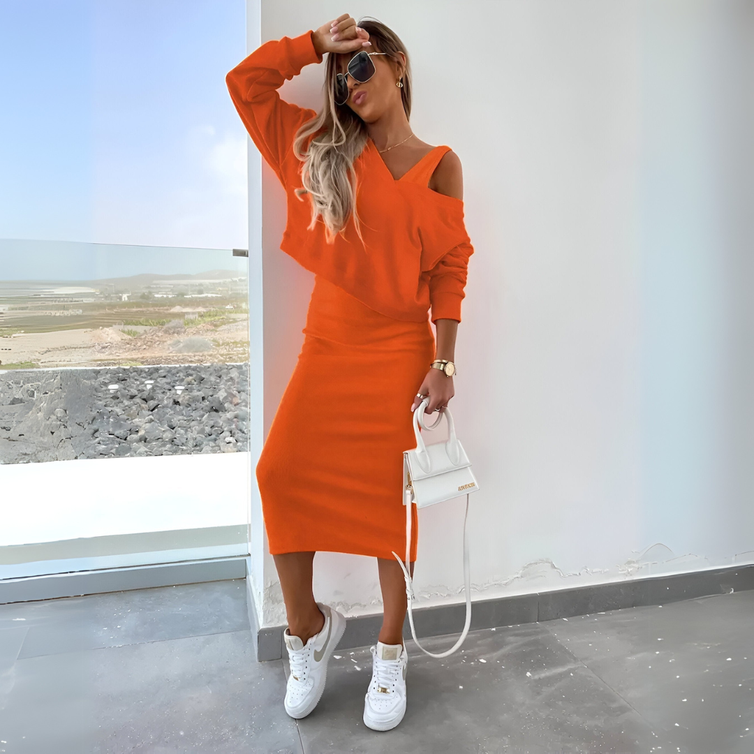 Clara Two-Piece Set – Clean Cut with Elegant Appeal