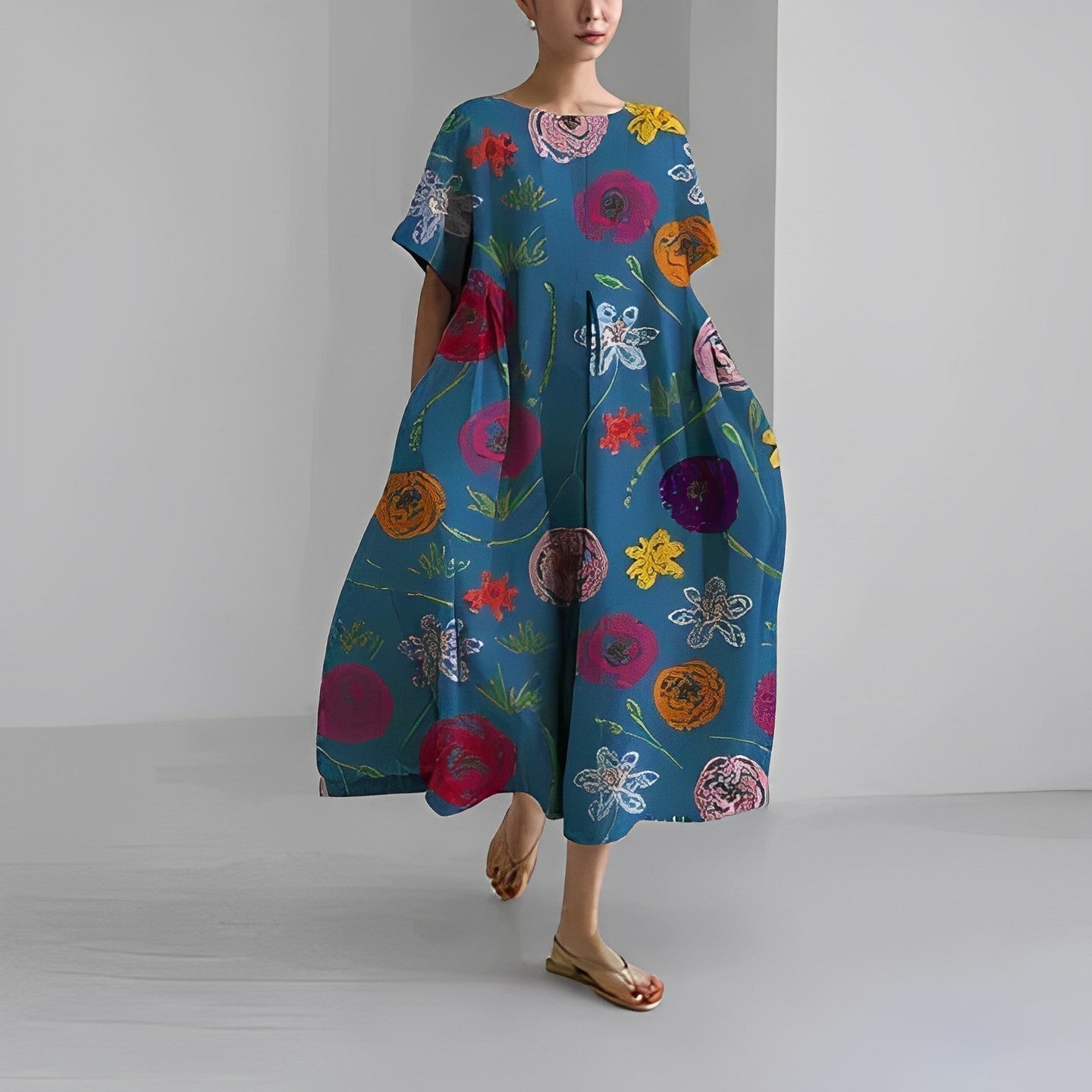 Luna Wildflower Dress – Breezy Bohemian Charm for Sunny Days