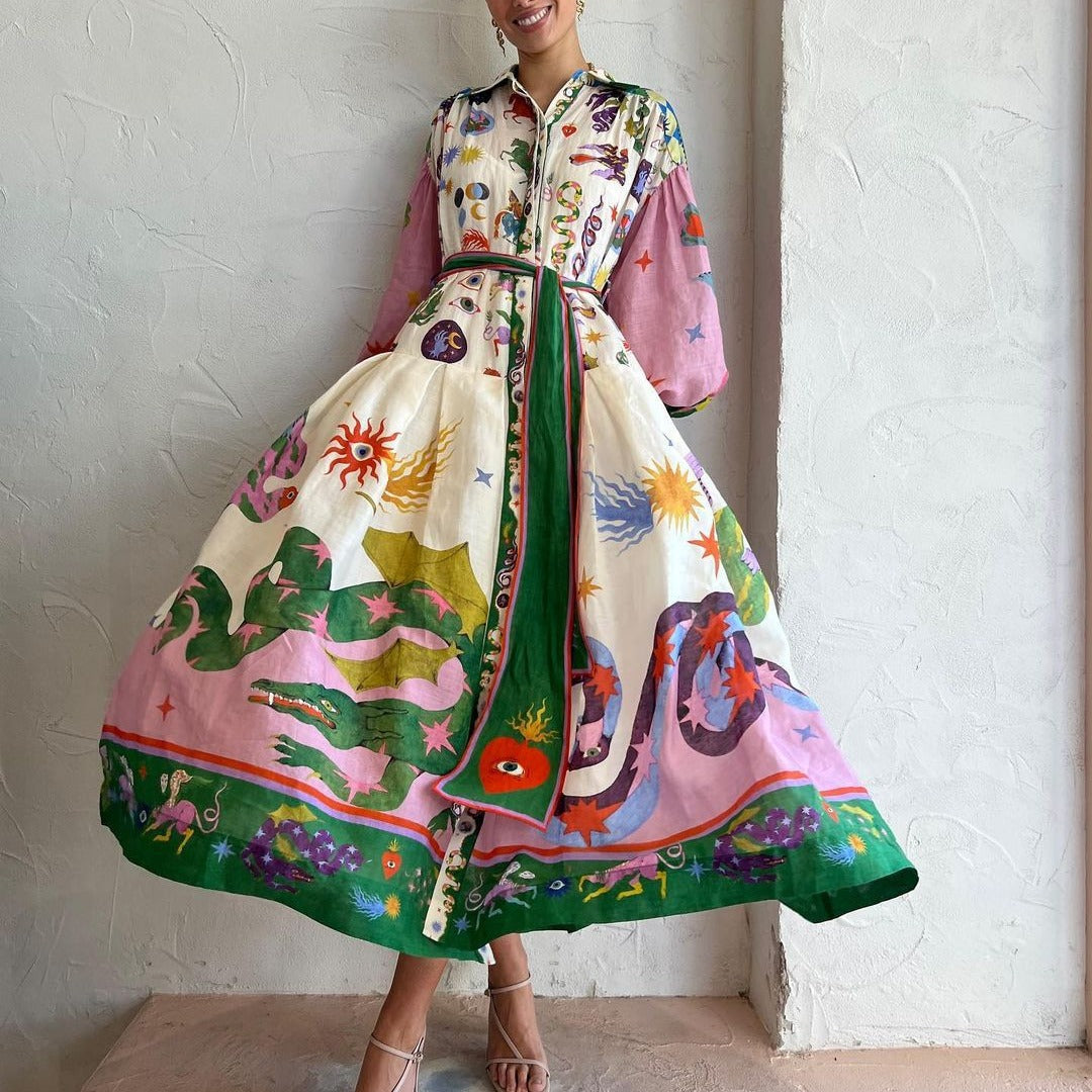 Tracy Colourful Maxi Dress