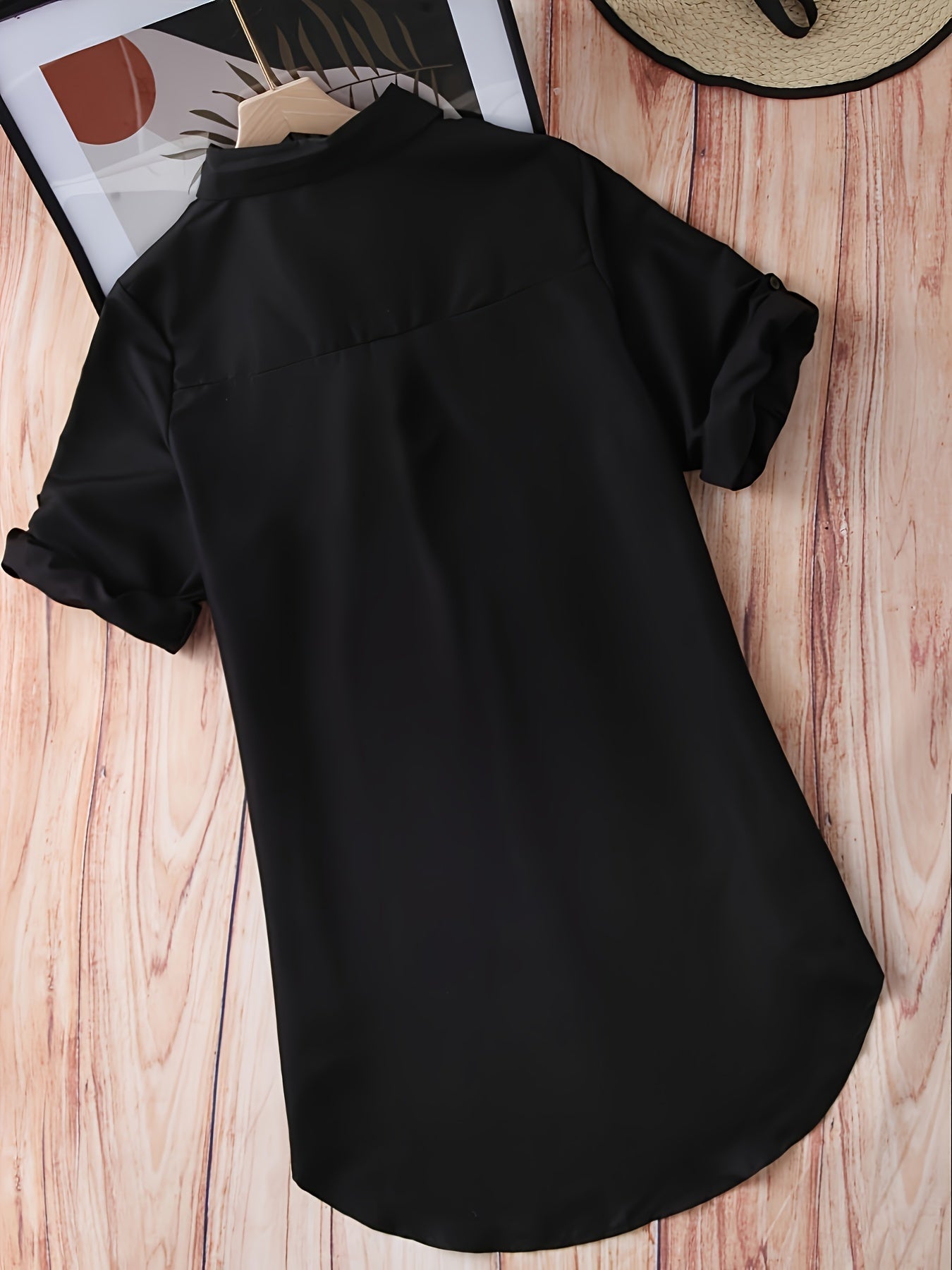 Megan Oversized Midi Shirt – Effortless Style in a Loose Fit