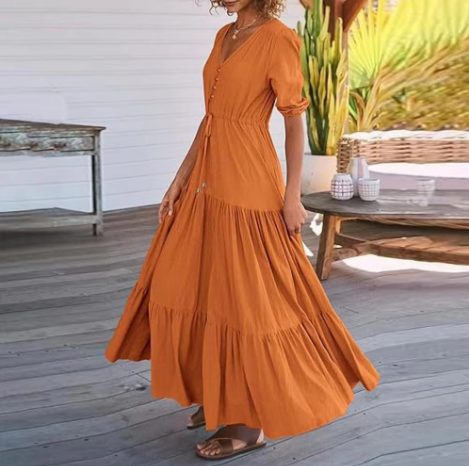 Alina Boho Maxi – Sunlit Style with Effortless Flow