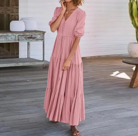 Alina Boho Maxi – Sunlit Style with Effortless Flow