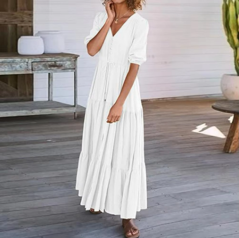 Alina Boho Maxi – Sunlit Style with Effortless Flow