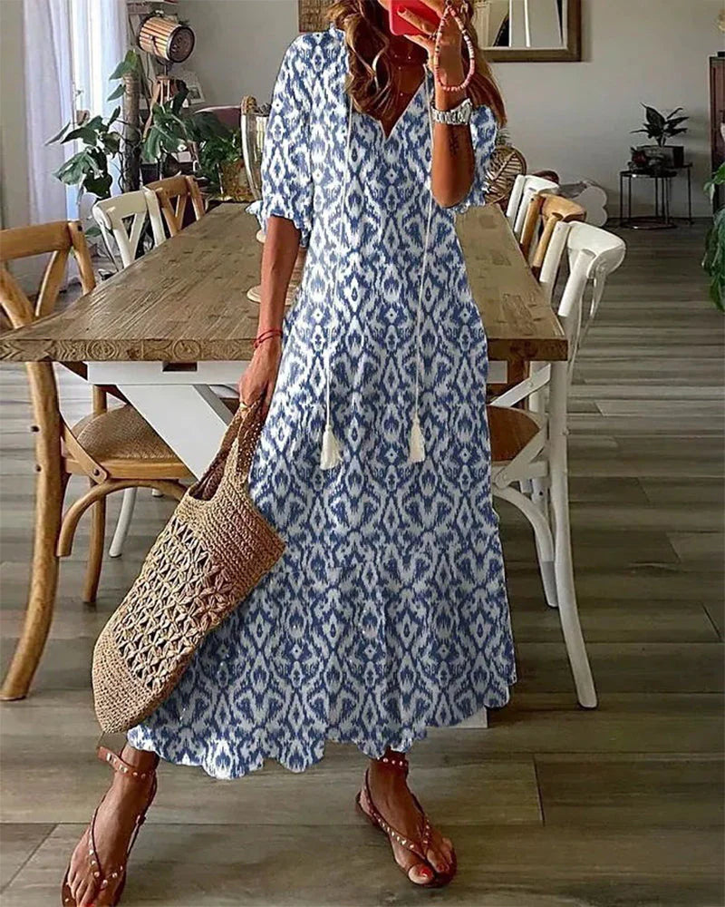 Elara - Boho Tummy Coverage Dress