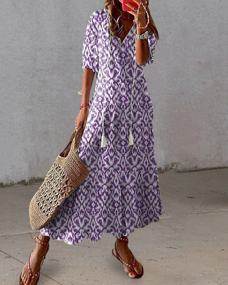 Elara - Boho Tummy Coverage Dress