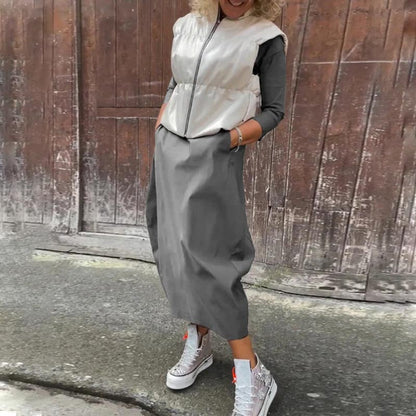 Tilda Street Dress – Modern Cut with Handy Details