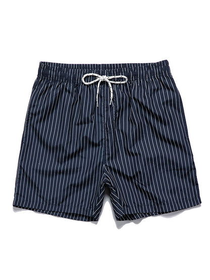 Joseph Palm & Stripe Set – Bold Mix Print Shirt & Swim Shorts Combo