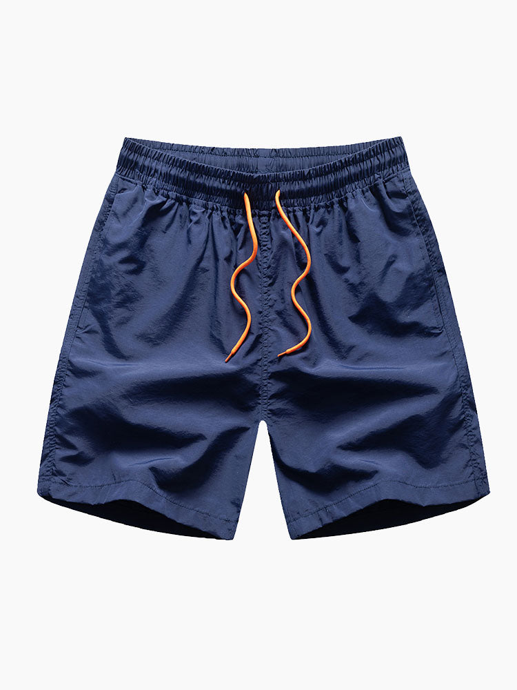 Kevin Brushstroke Print Button Up Shirt & Swim Shorts