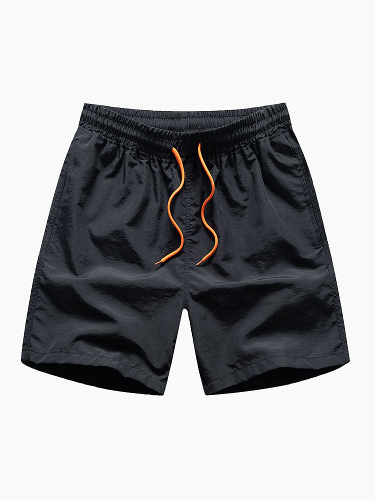 Kevin Brushstroke Print Button Up Shirt & Swim Shorts