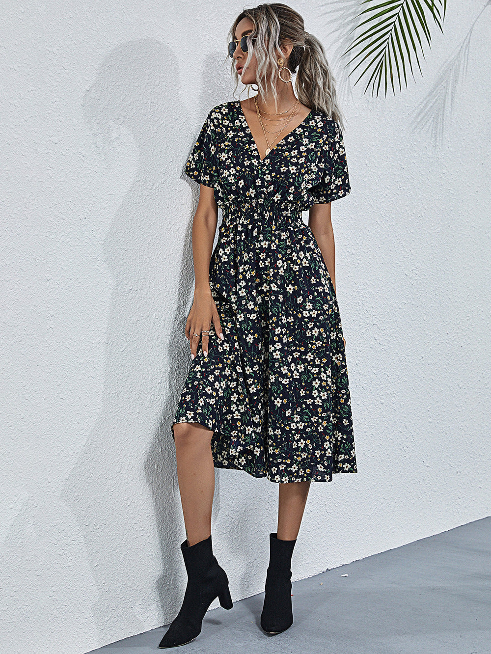 Luisa Floral Print Dress - Light Florals with a Feminine Touch