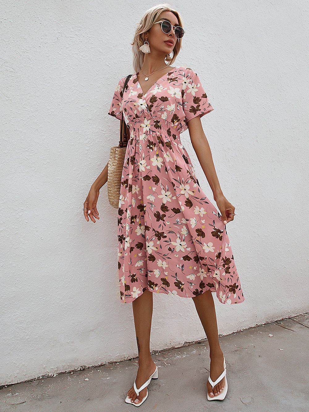 Luisa Floral Print Dress - Light Florals with a Feminine Touch