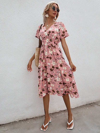 Luisa Floral Print Dress - Light Florals with a Feminine Touch