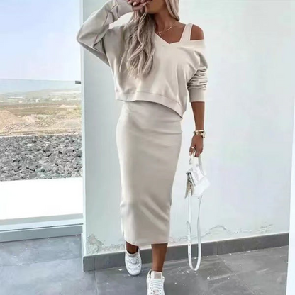 Clara Two-Piece Set – Clean Cut with Elegant Appeal