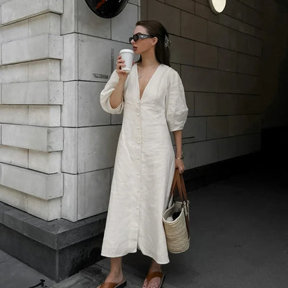 Giada Airy Puff Dress – Feminine Flair with Effortless Grace