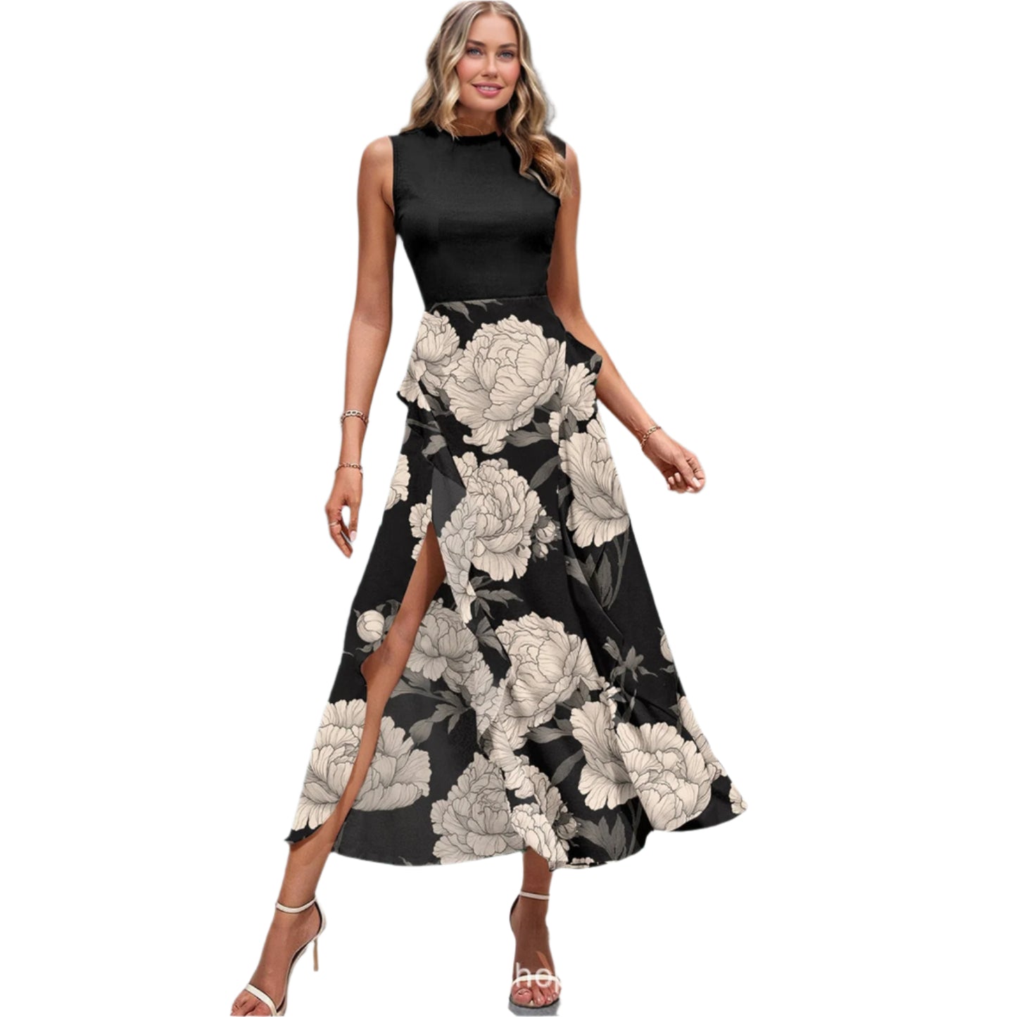 Maya Summer Bloom Dress – Feminine Flair with Playful Ruffles