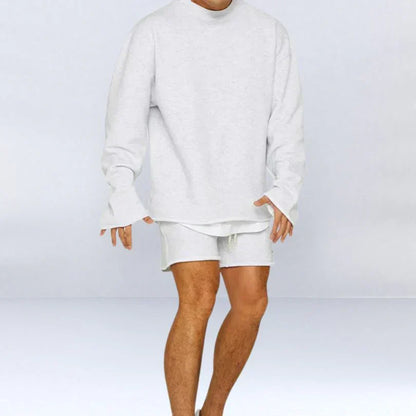 Matthew Long-Sleeved Shirt and Shorts Set