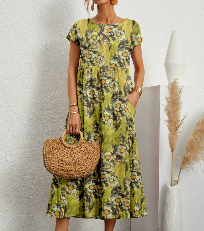 Amirah - Elegant Floral – Feminine Silhouette with Floral Sophistication