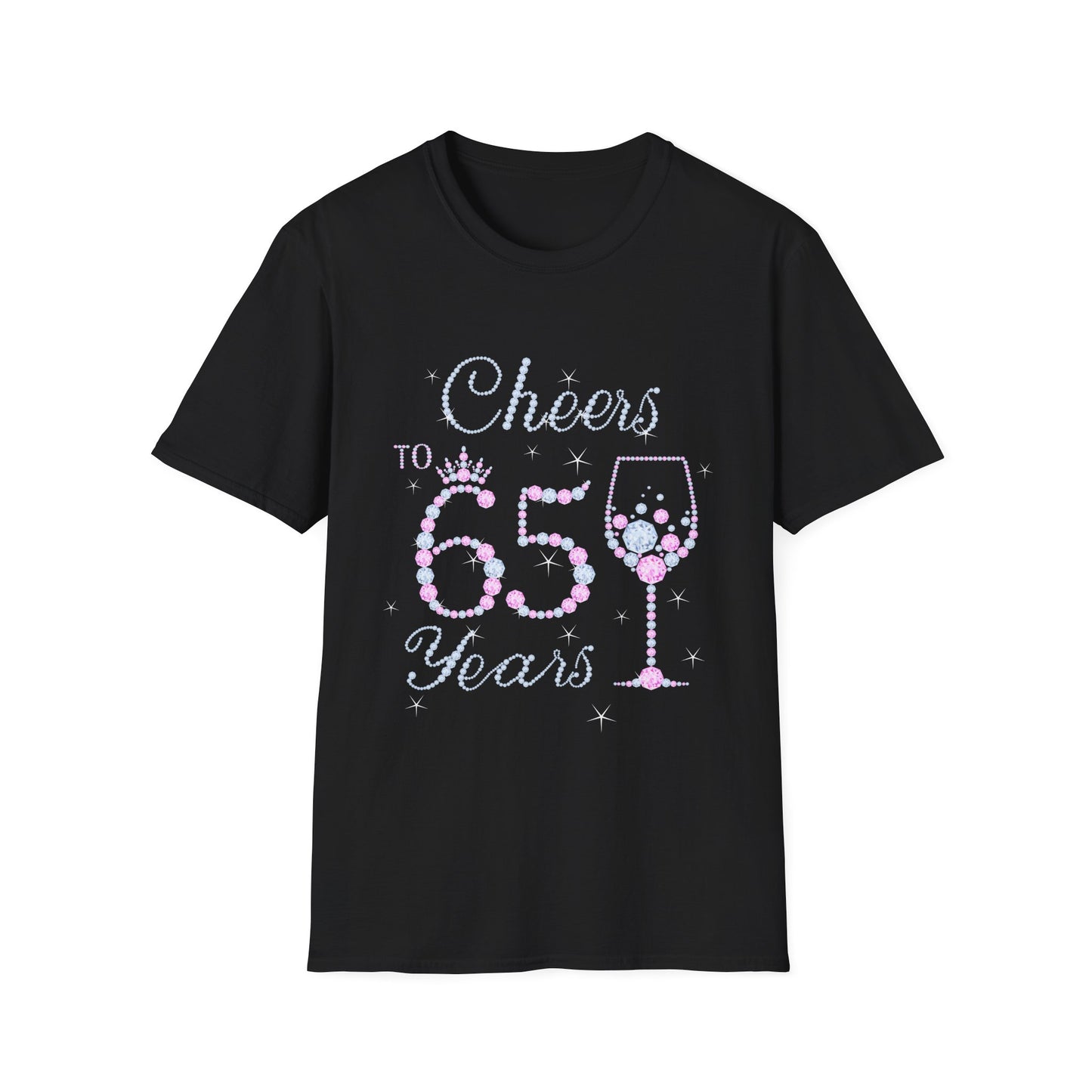Cheers 65 Birthday Tee