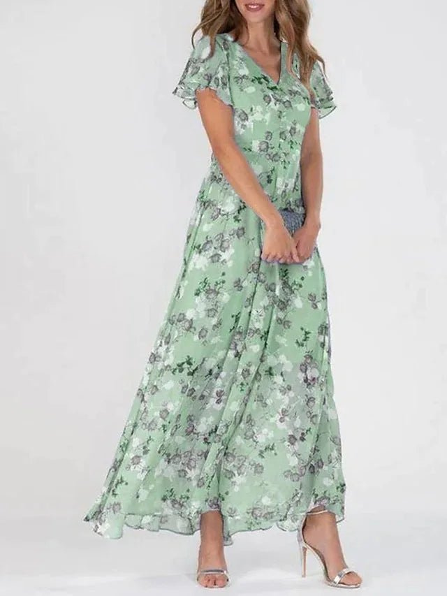 Zara Vibrant Maxi Dress  – Minimal Effort, Maximum Style