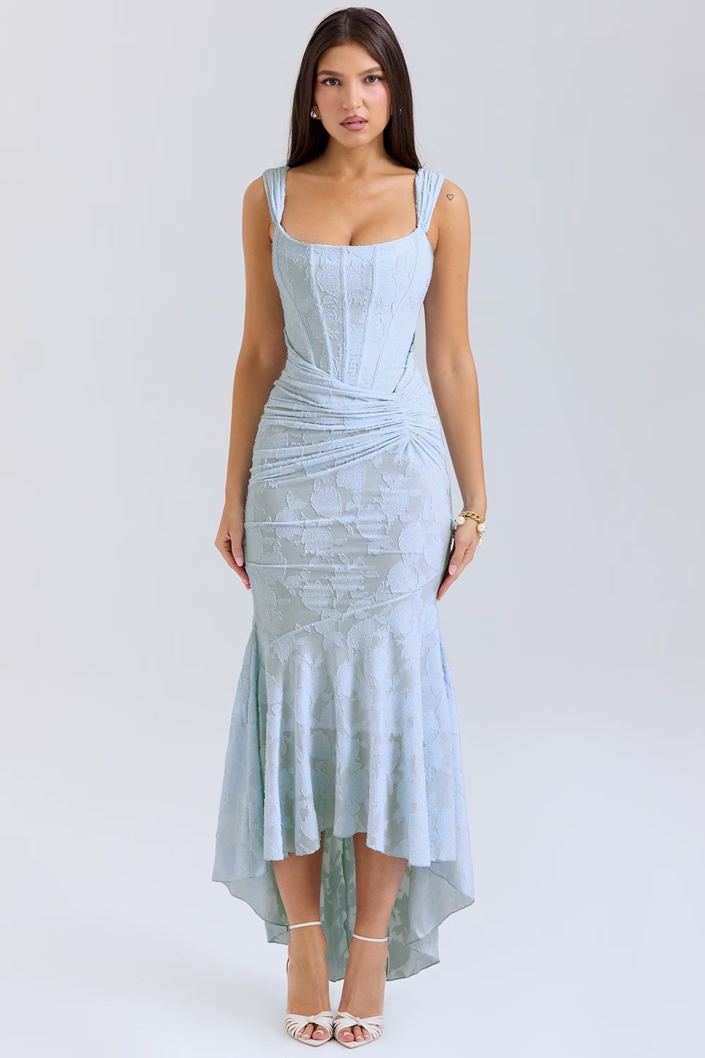 Callie Elegant Lace Detail Dress – Timeless Beauty in Every Stitch