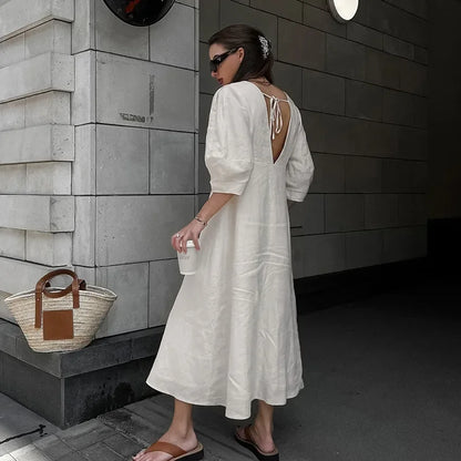 Giada Airy Puff Dress – Feminine Flair with Effortless Grace