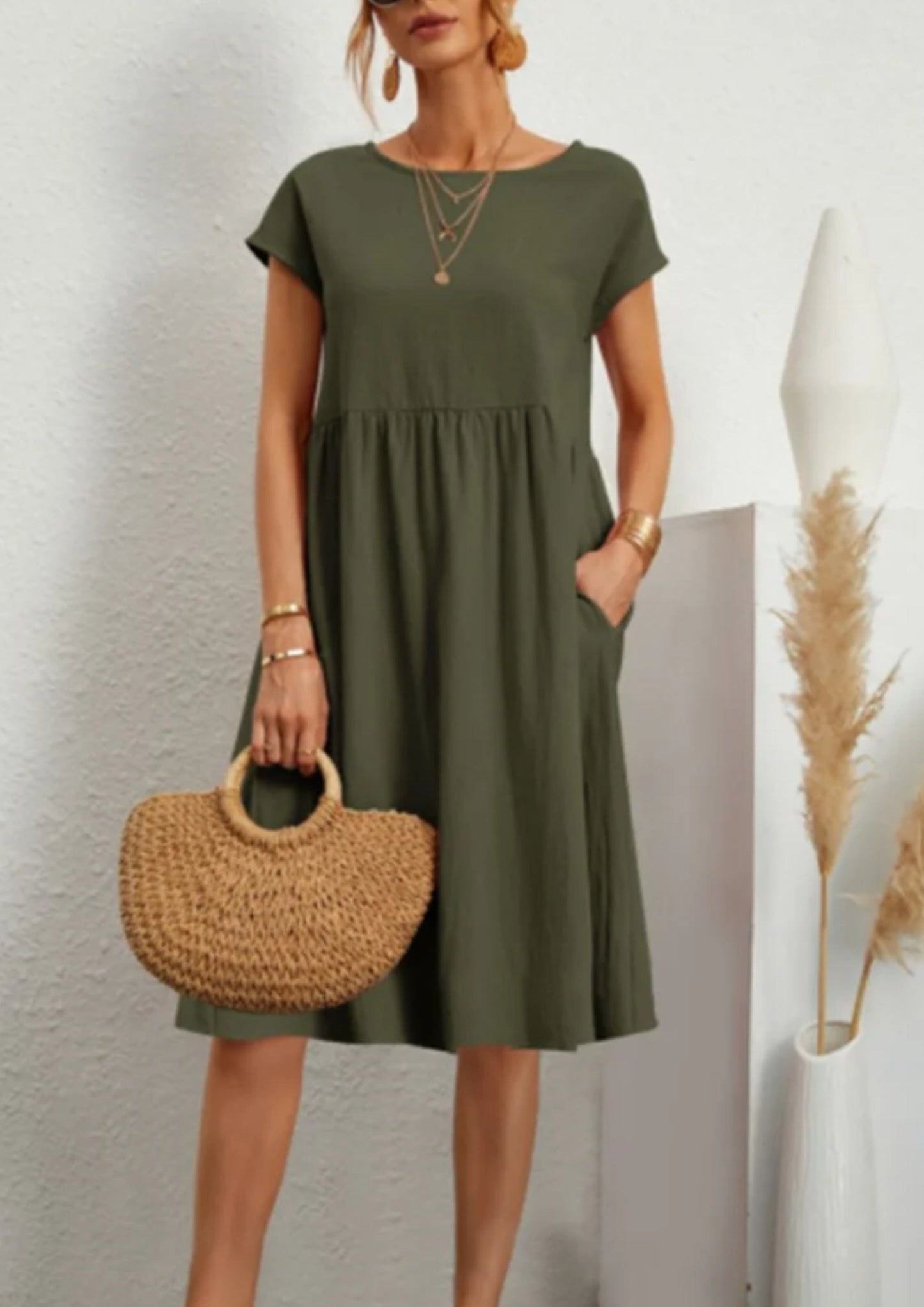 Martina Everyday Chic Dress – Effortless Style with a Soft Touch