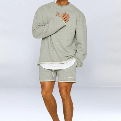 Matthew Long-Sleeved Shirt and Shorts Set