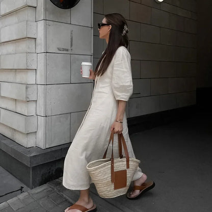 Giada Airy Puff Dress – Feminine Flair with Effortless Grace