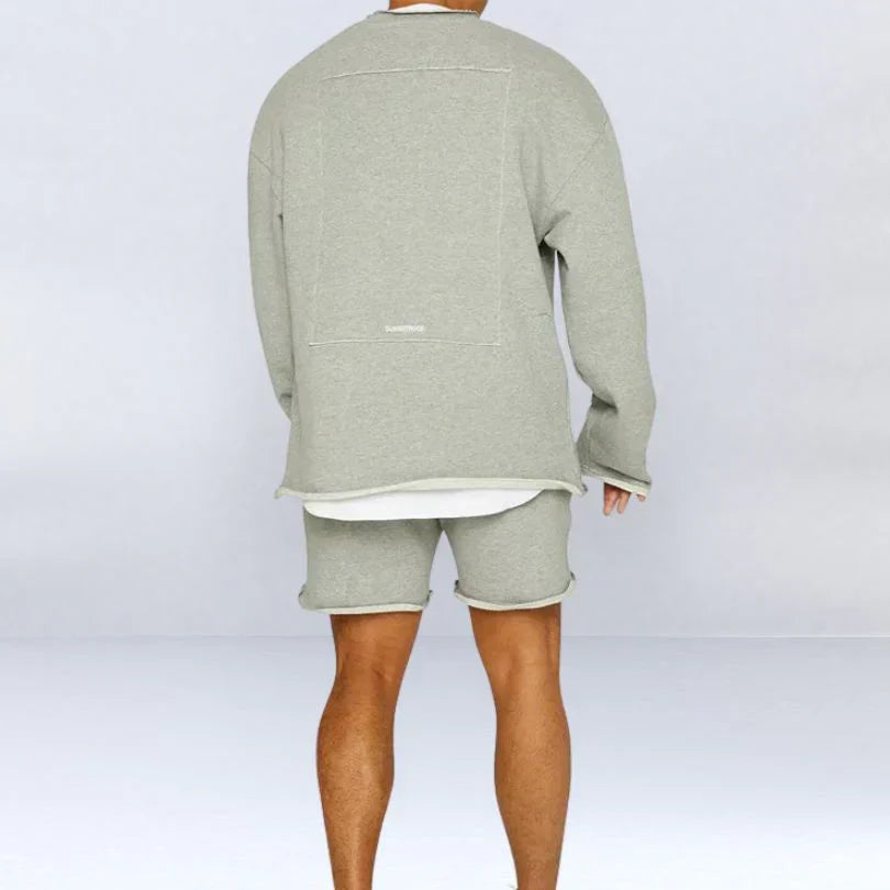 Matthew Long-Sleeved Shirt and Shorts Set