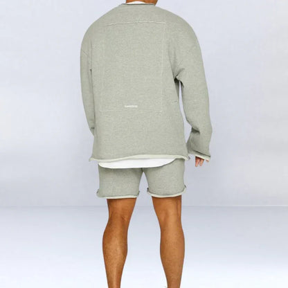 Matthew Long-Sleeved Shirt and Shorts Set