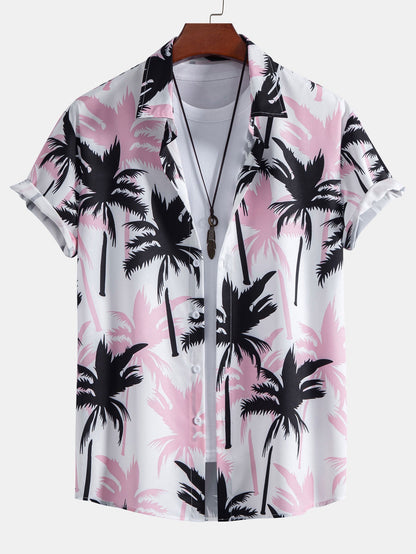 Justin Palm Tree Shirt & Swim Shorts – Effortless Island Style