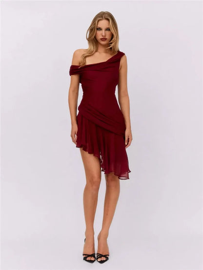 Serena Drape Dress – Fluid Lines with Timeless Grace