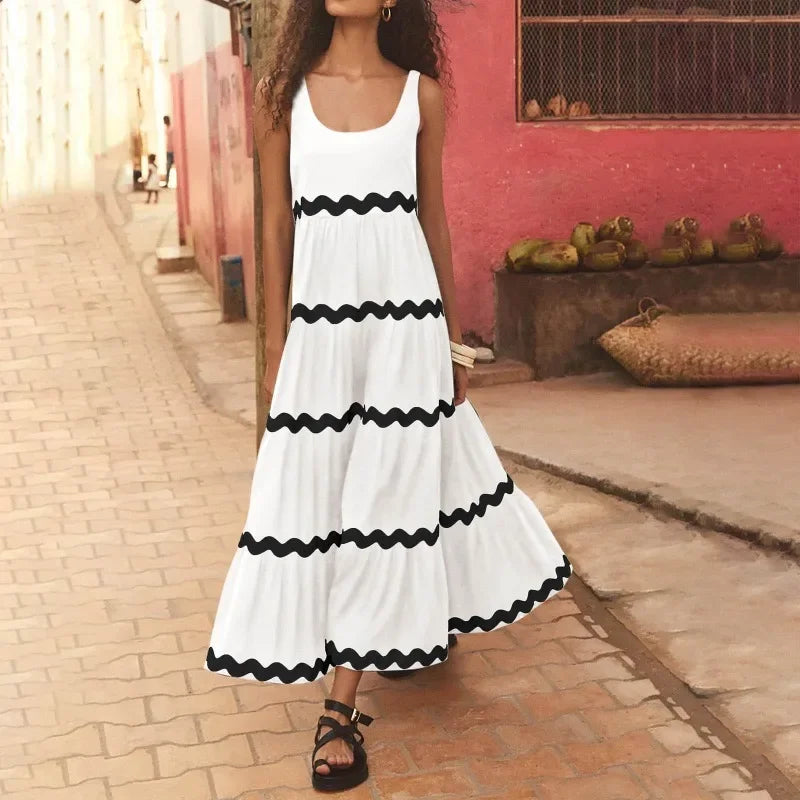 Nina Leisure Dress – Simple Style with Flowing Grace