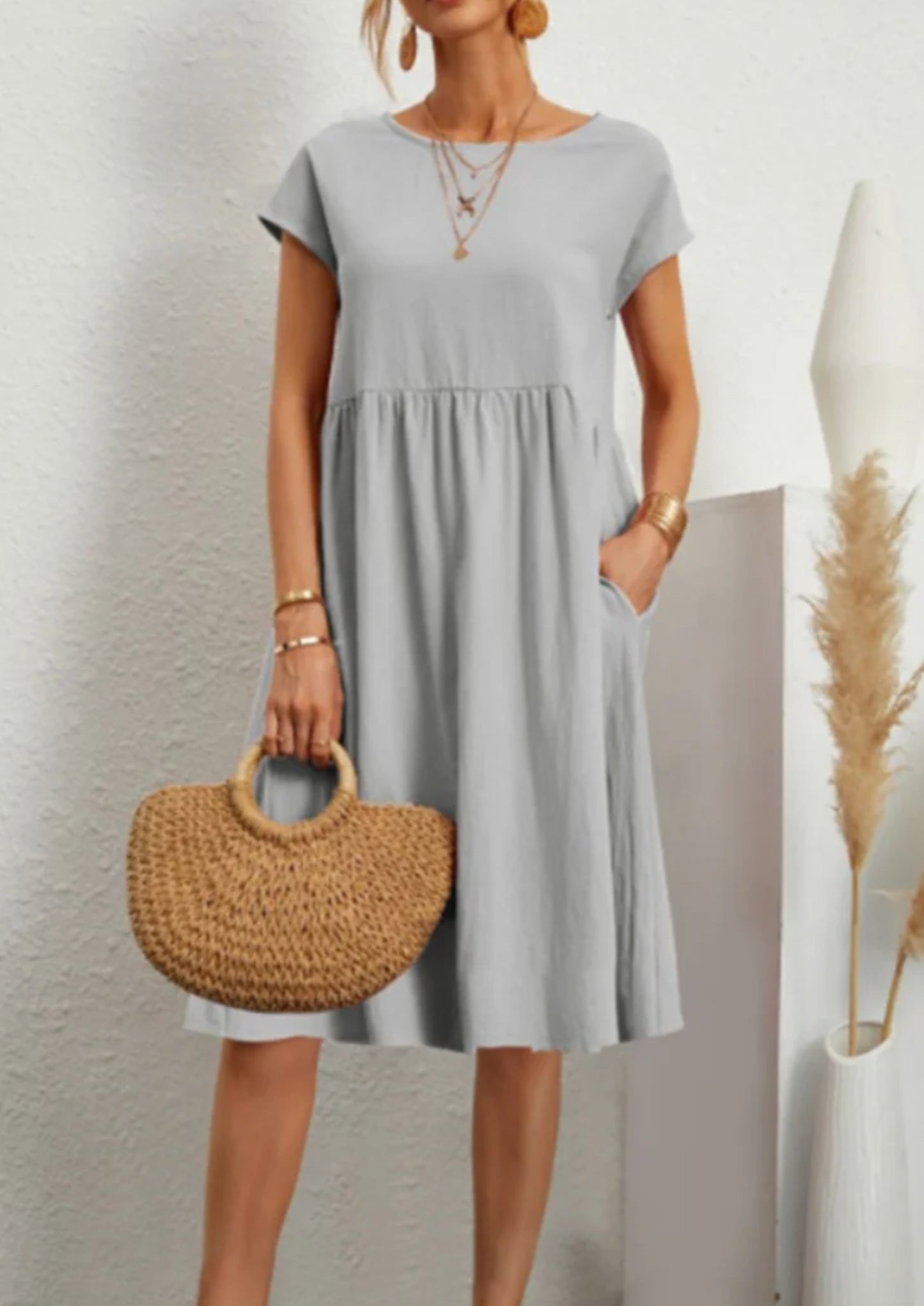 Martina Everyday Chic Dress – Effortless Style with a Soft Touch
