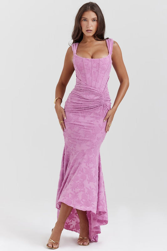 Callie Elegant Lace Detail Dress – Timeless Beauty in Every Stitch