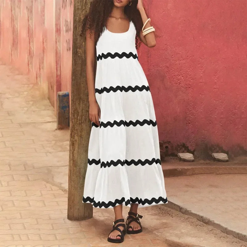 Nina Leisure Dress – Simple Style with Flowing Grace