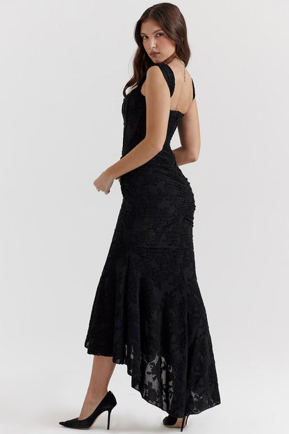 Callie Elegant Lace Detail Dress – Timeless Beauty in Every Stitch