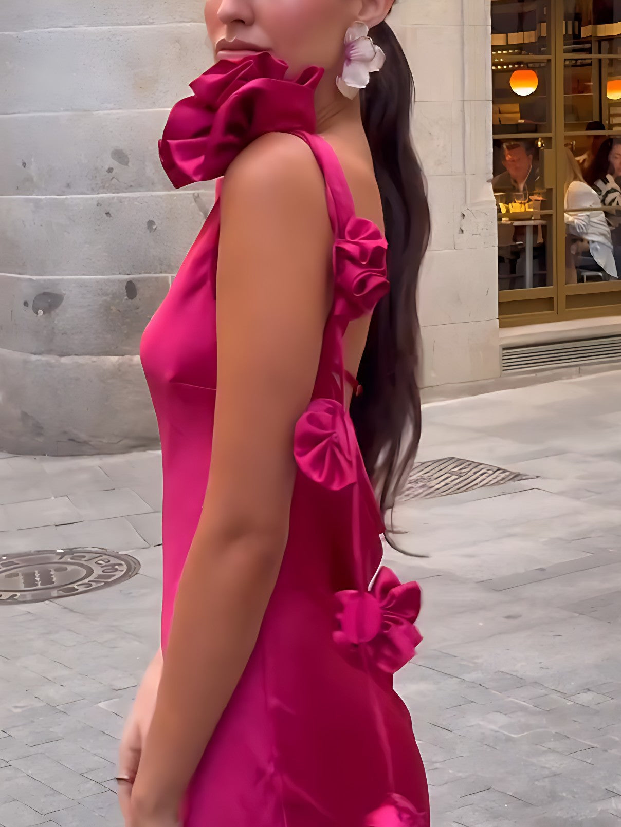 Liliane Grace Dress – Floral Luxe with a Ribbon Finish