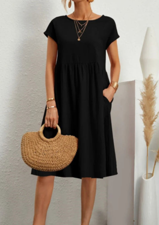 Martina Everyday Chic Dress – Effortless Style with a Soft Touch