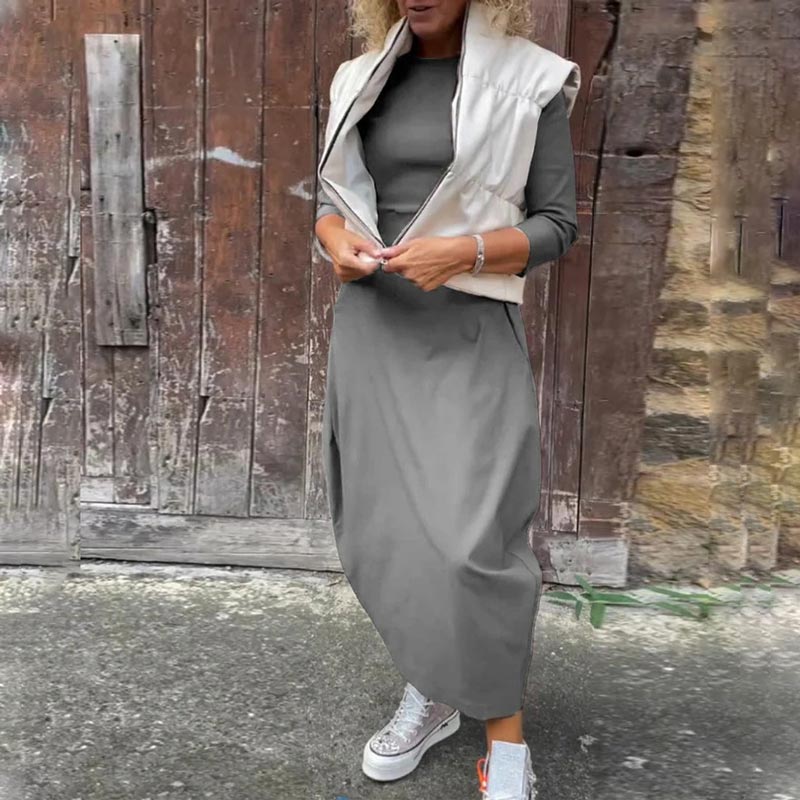 Tilda Street Dress – Modern Cut with Handy Details