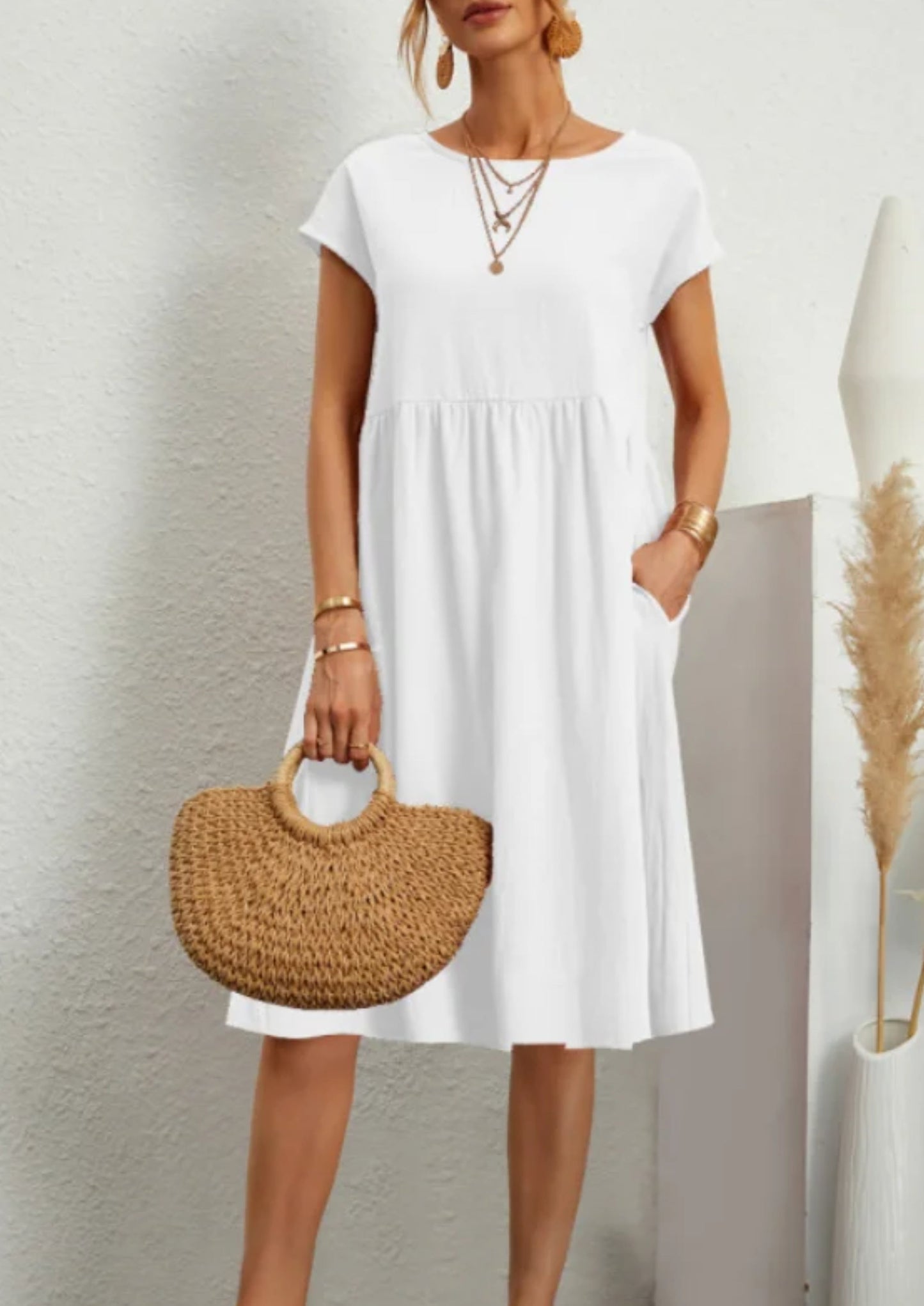 Martina Everyday Chic Dress – Effortless Style with a Soft Touch
