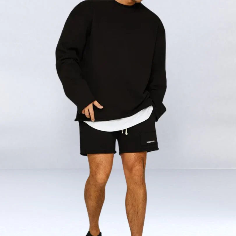 Matthew Long-Sleeved Shirt and Shorts Set