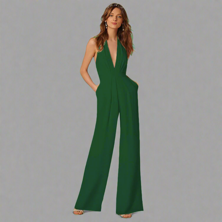 Vera Luxe Jumpsuit – Sophisticated Cut with Polished Finish