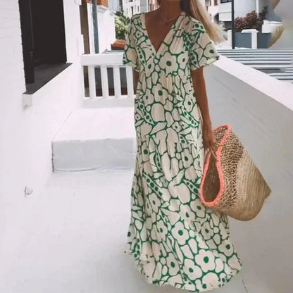 Nina Floral Maxi – Bright and Breezy Summer Style