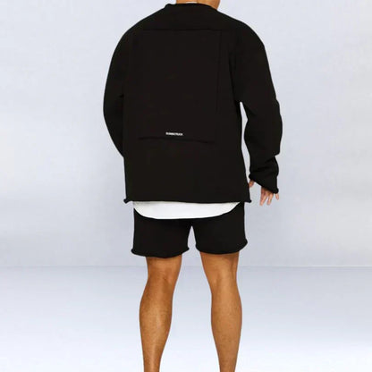 Matthew Long-Sleeved Shirt and Shorts Set