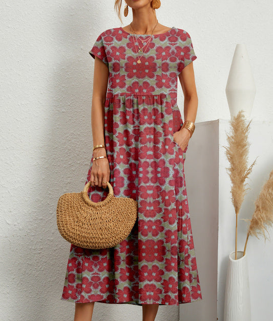 Amirah - Elegant Floral – Feminine Silhouette with Floral Sophistication