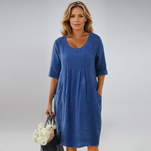 Autumn Timeless Pocket Dress – Timeless Silhouette, Effortless Function