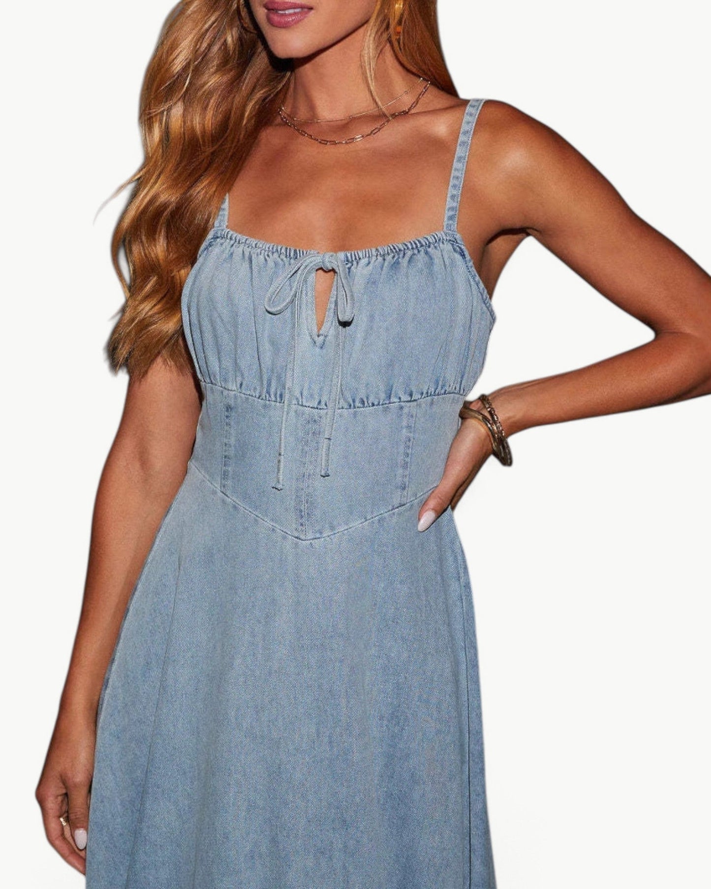 Zara Breeze Dress – Effortless Denim for Warm Days