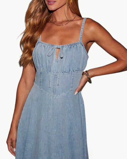 Zara Breeze Dress – Effortless Denim for Warm Days