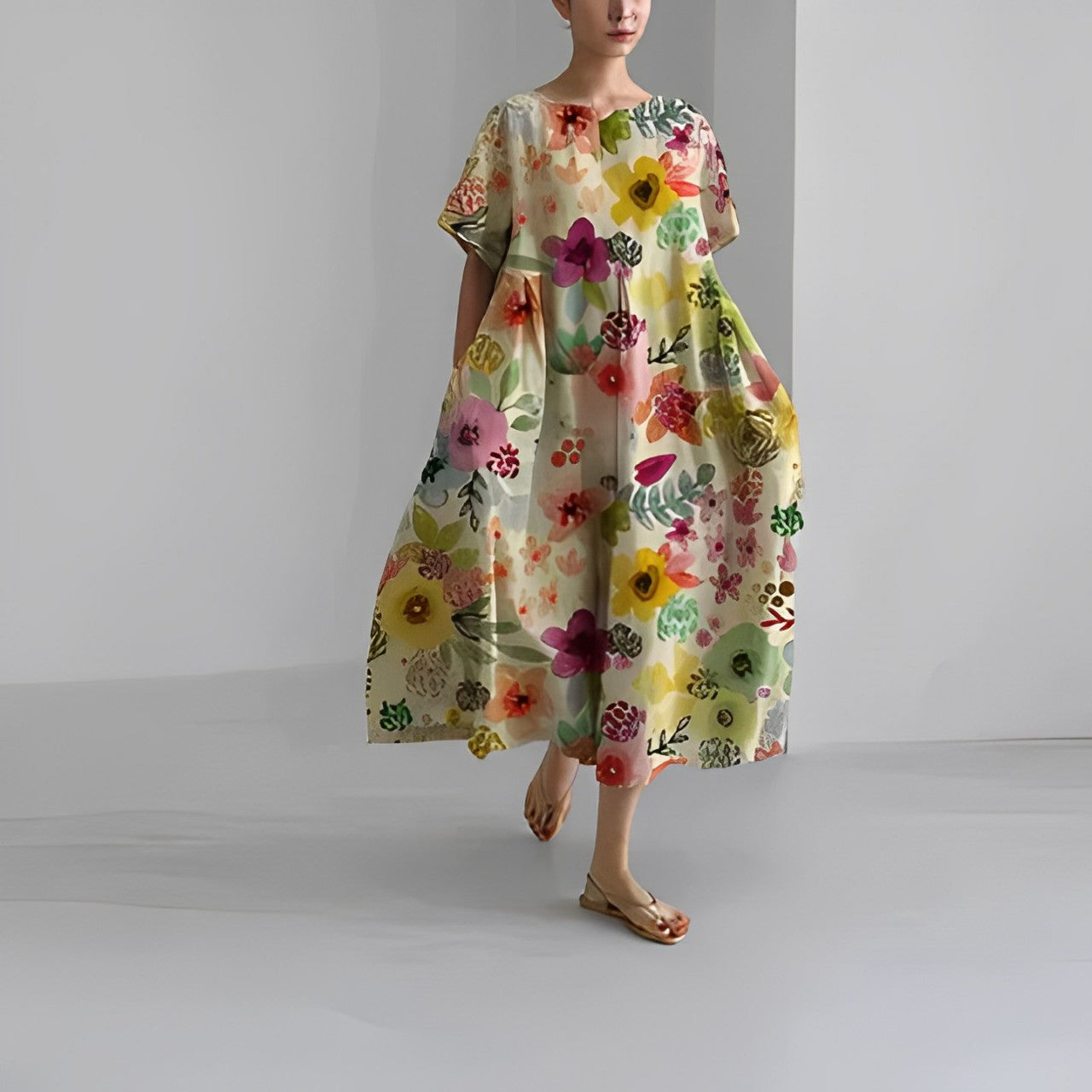 Luna Wildflower Dress – Breezy Bohemian Charm for Sunny Days